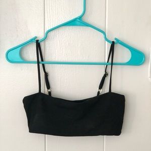 LSPACE ribbed bandeau bikini top l*space